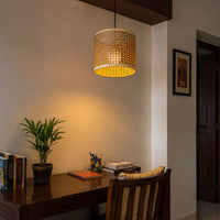 Baithak P-04 | Natural Woven Pendant Lamp — view 1
