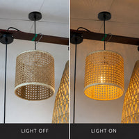 Baithak P-04 | Natural Woven Pendant Lamp — view 3
