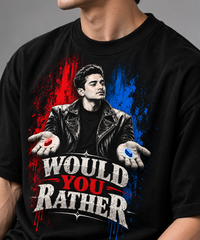 Would You Rather Oversized T-Shirt — view 3