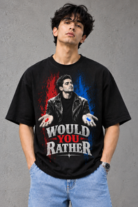 Would You Rather Oversized T-Shirt — view 1