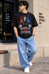 Would You Rather Oversized T-Shirt — view 5